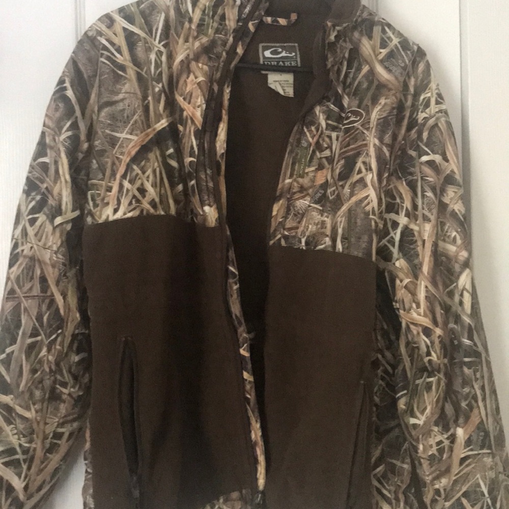 Drake waterfowl camo boys coat